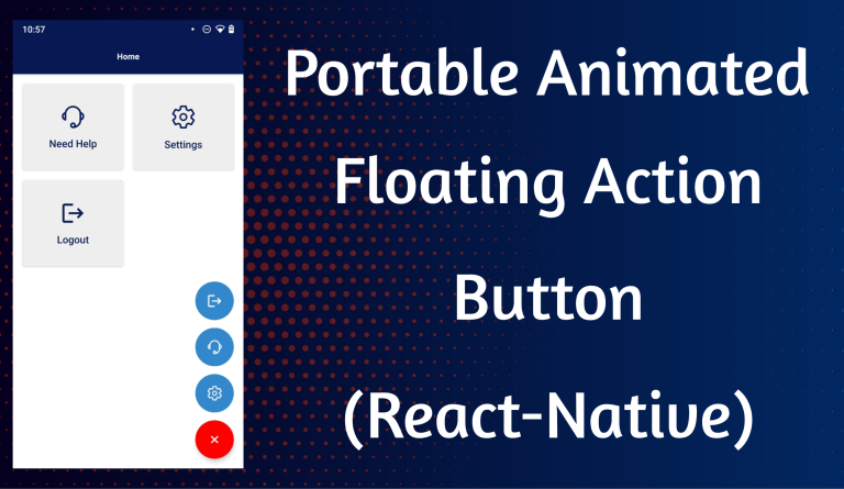 Portable Animated Floating Action Button