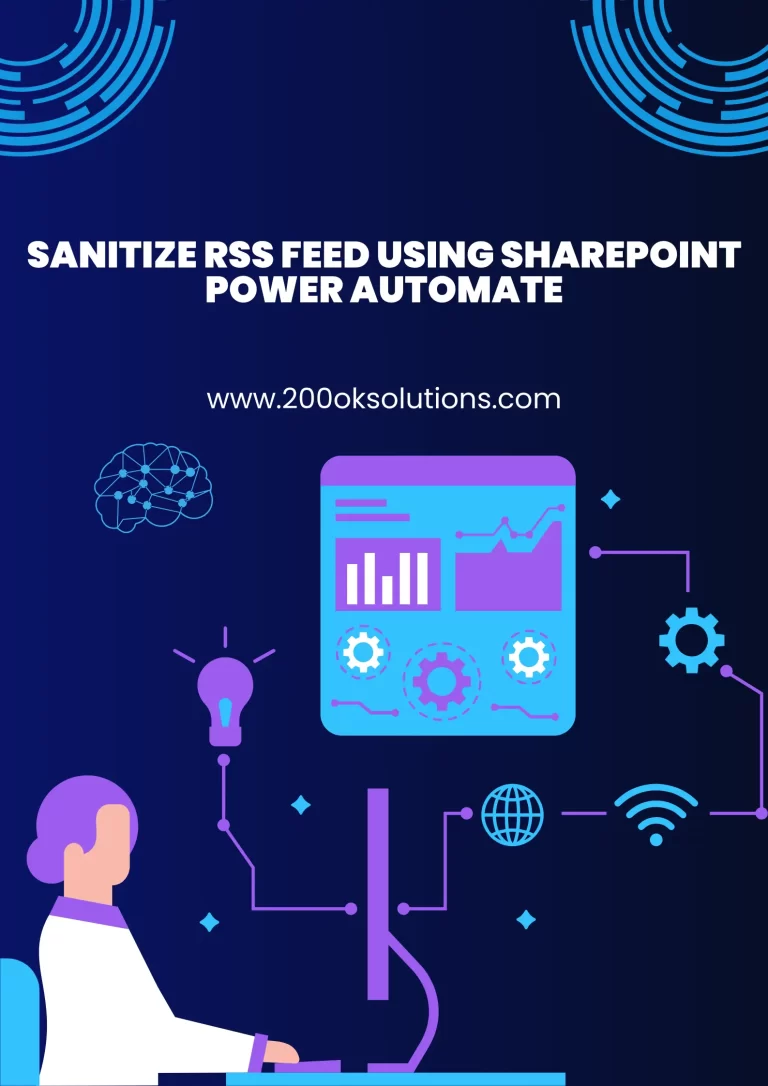 Sanitize RSS Feed Using SharePoint Power Automate